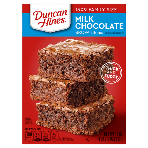 Duncan Hines Brownie Mix Milk Chocolate