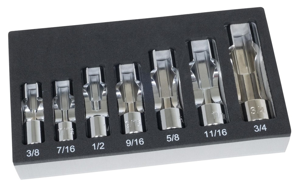 13180 SAE Flare Nut Socket Set, 7 pc.
