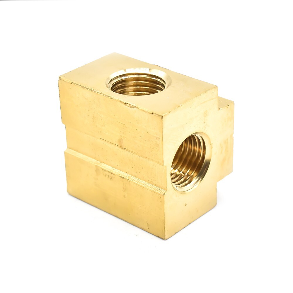 Five-Way Brass Compressor Fitting 1/4" FPT (5) - CPT44-5