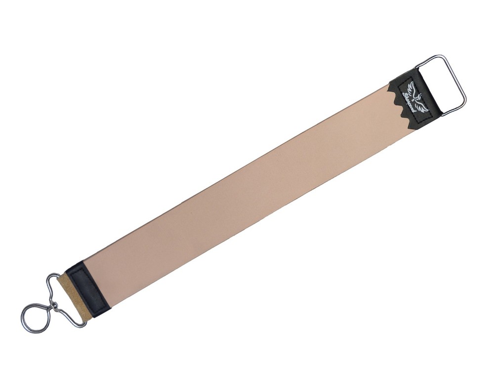 SHARPEND New Cow Leather Strop Belt Sharpening Tool With Black Fantasy Razor Set