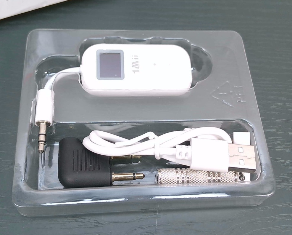 1Mii - SafeFly Dual - Bluetooth 5.3 Adapter - Bluetooth Transmitter w/Screen