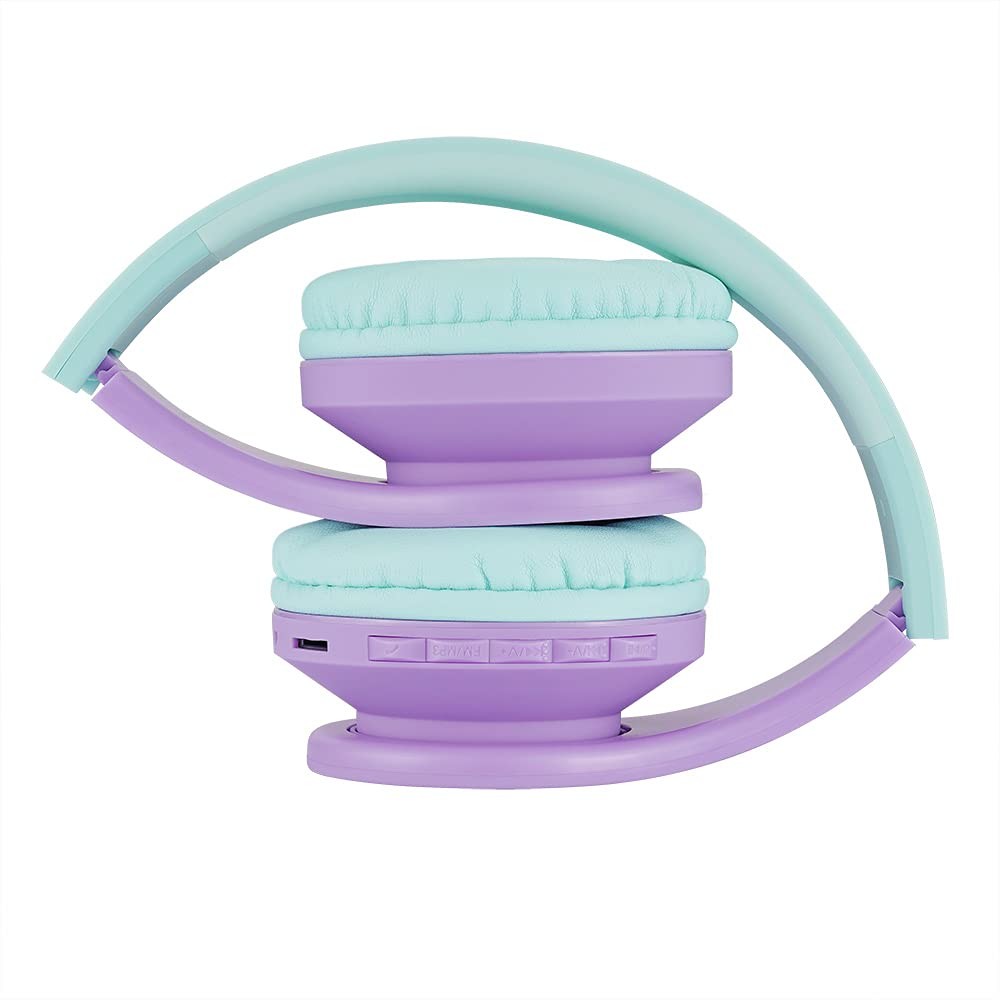PowerLocus Kids Bluetooth Headphones, Wireless Foldable Over-Ear, 85dB Safe Volu