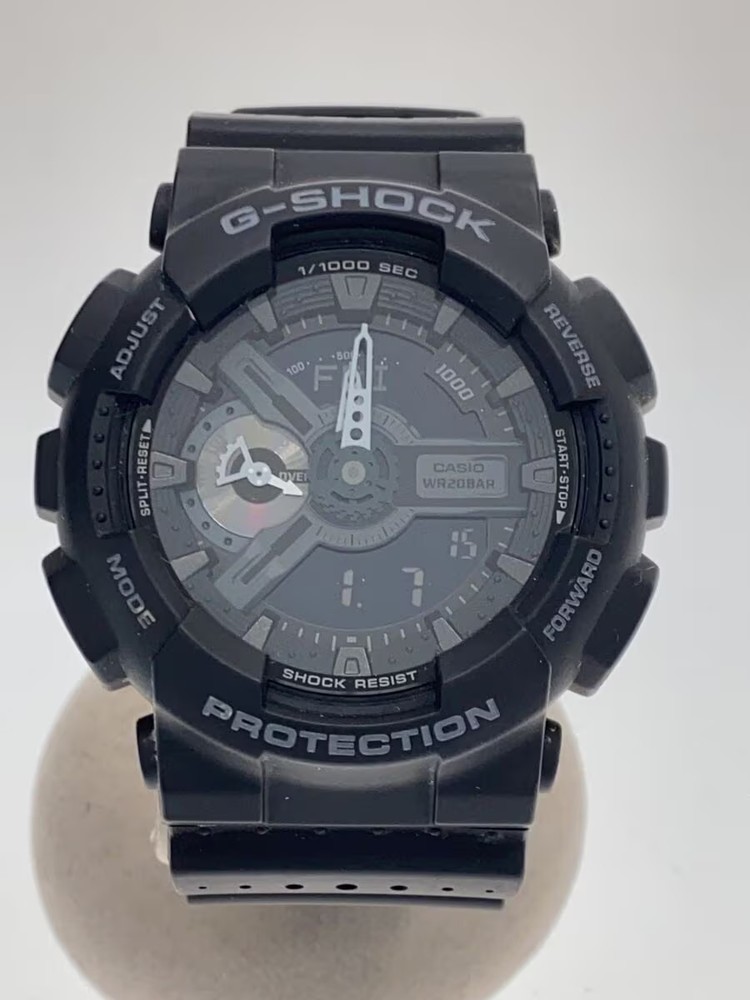 CASIO Quartz Watch G SHOCK Digital Analog Rubber BLK BLK