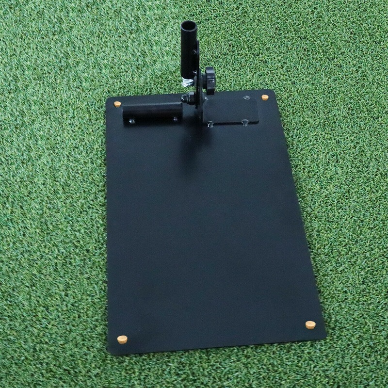 Golf Swing Trainer Alignment Stick Holder Plate Training Aid Improve Plane US