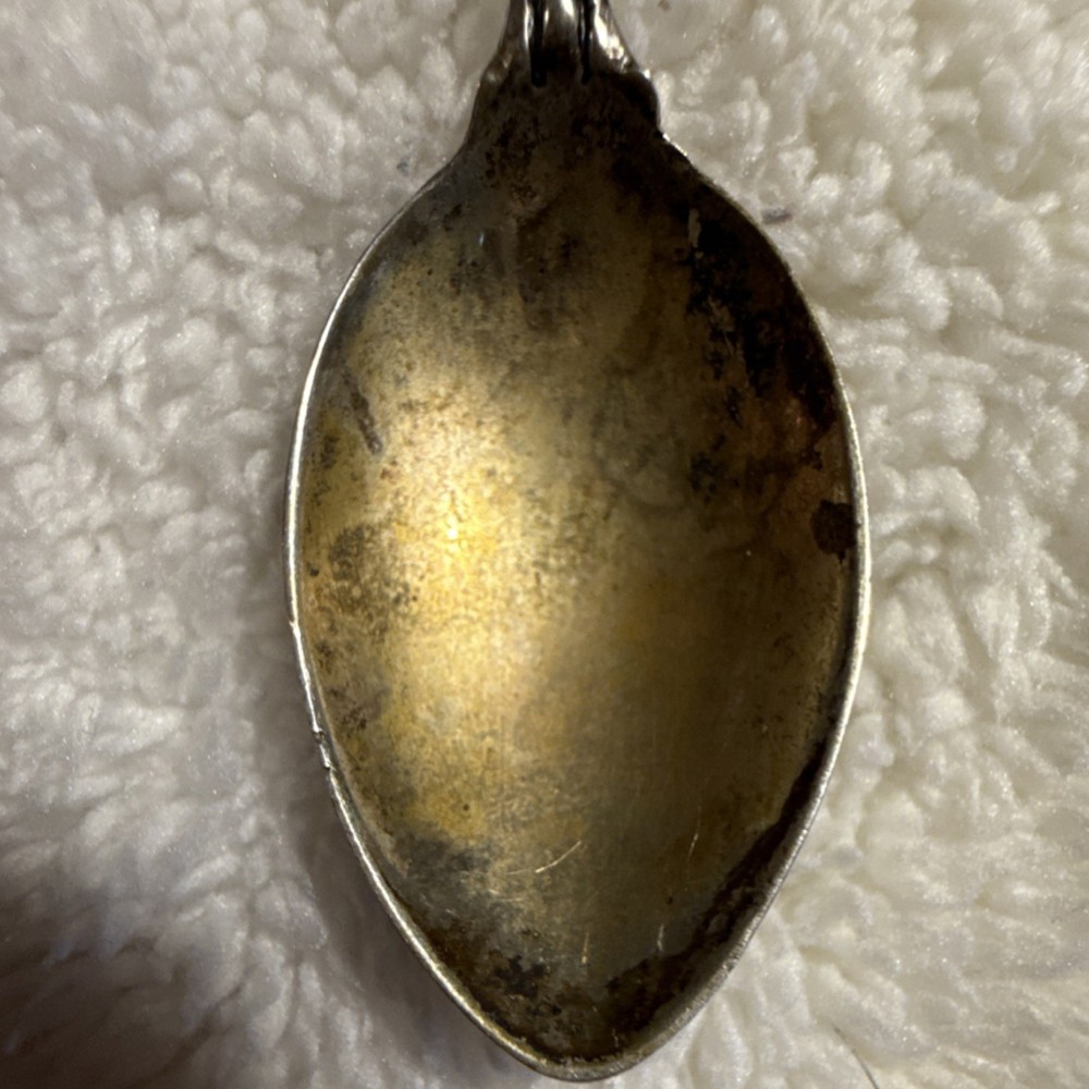 Jerusalem Cross .800 Silver Souvenir Spoon