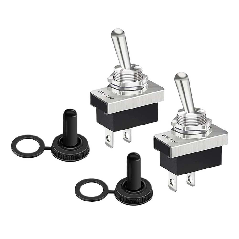 T-oggle Switch With Waterproof Cap -25??~+85?? 2Pcs Button Type KN3D-101 On/Off