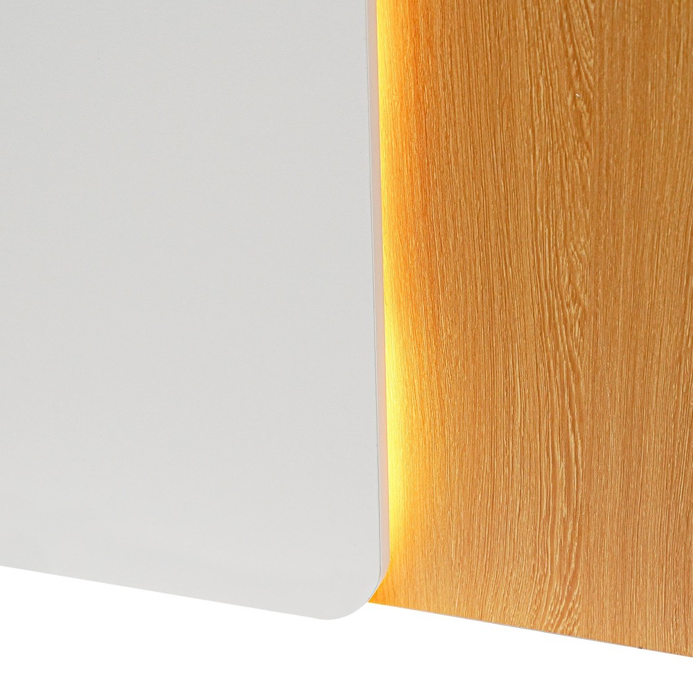 Modern Front Desk Reception Counter with LED Light for Salons, Retail Stores