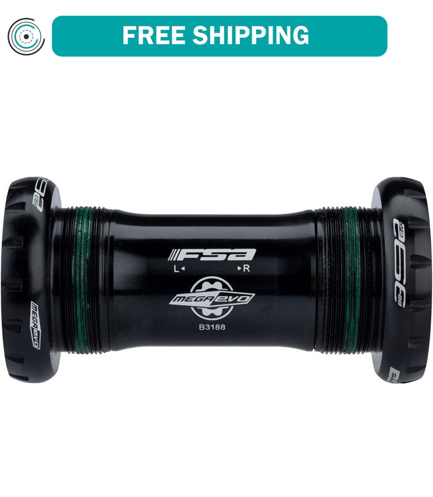 FSA MTB Chrome MegaEvo Bearings BSA (English) Bottom Bracket for BB392EVO Crank