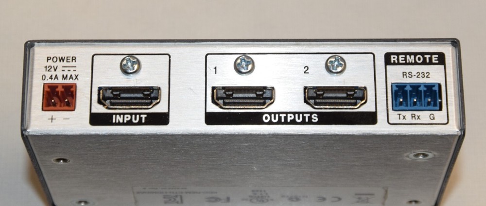 Extron HDMI DA2 Two Output HDMI Distribution Amplifier (Main unit only)