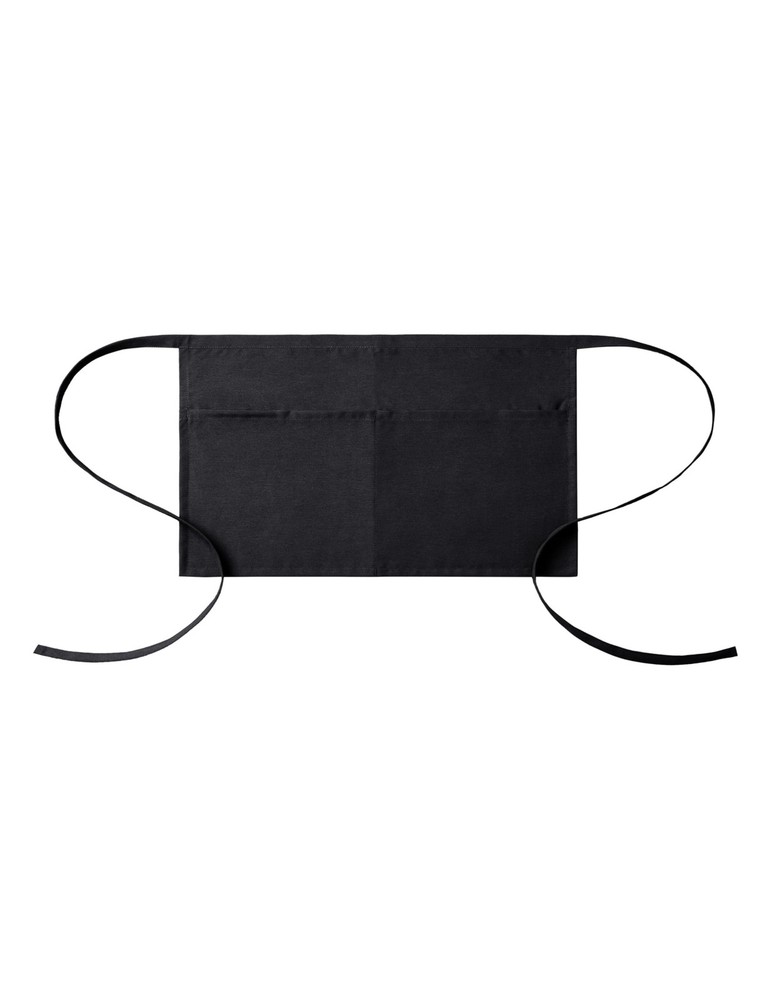 Half Waist Apron with Split Front Pockets – Adjustable Short Apron for Bar