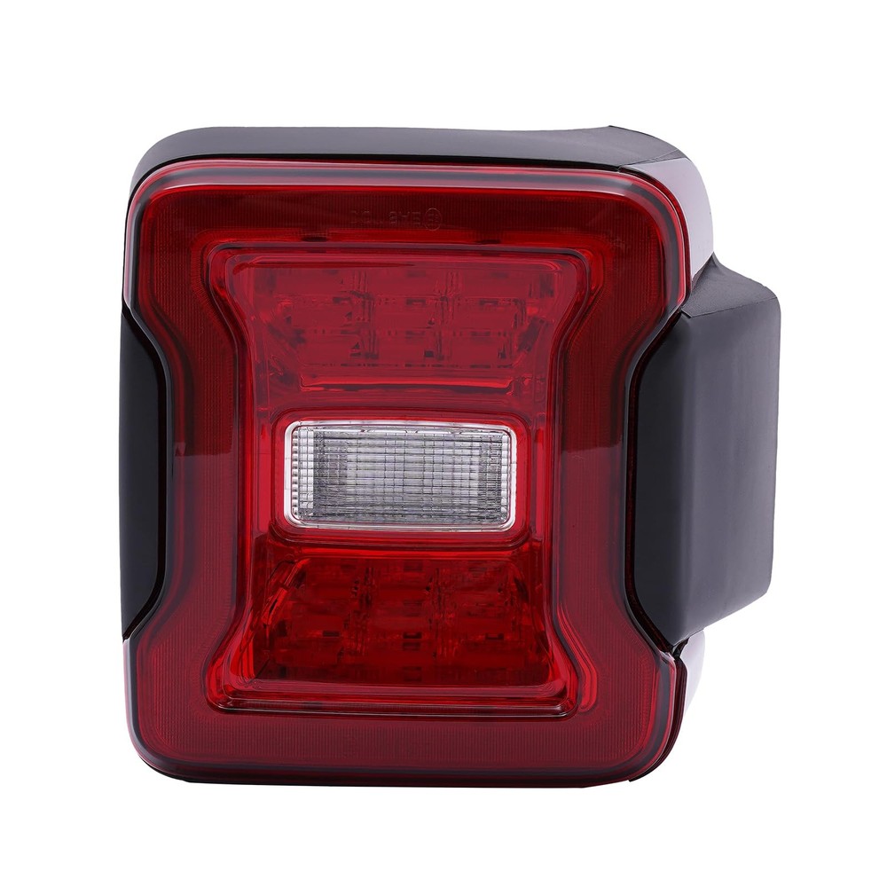 Tail Light Assembly for 2018-2022 Wrangler RH Black Red