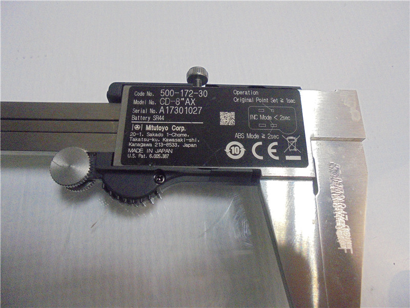 Mitutoyo CD 8 AX Digital Caliper 8 Inch Precision Measuring Tool Tested