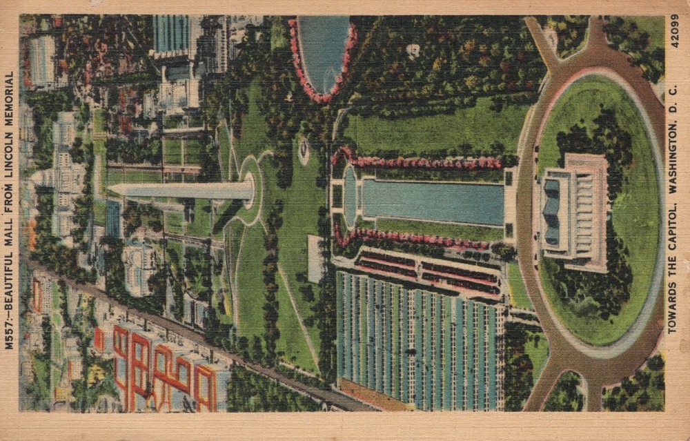 TOWARDS THE CAPITOL, WASHINGTON, D.C.  - PC4810
