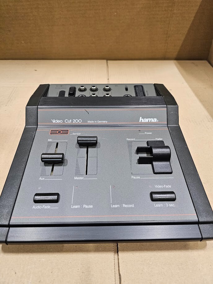 Hama Video Cut 200 Editing Console - Working, Signs of Use, Broken Button