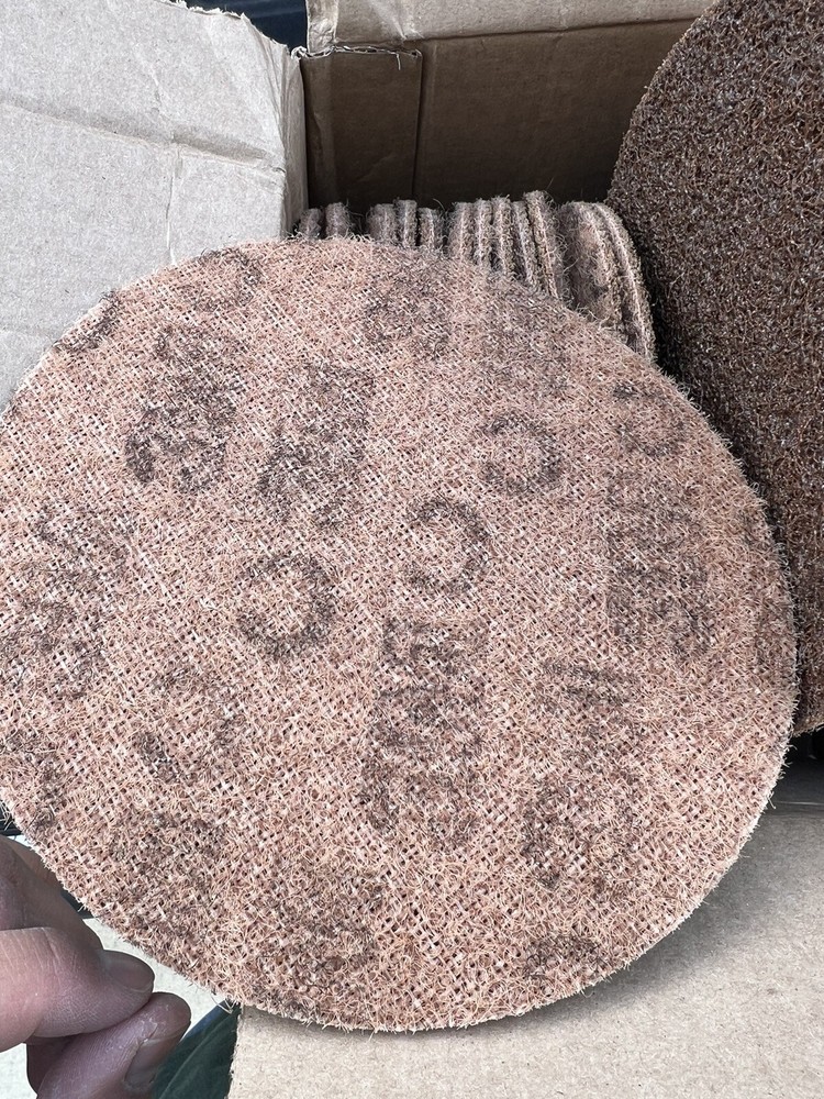 (25) 3M Scotch-Brite SC-DH Hook & Loop Disc 00751  Aluminum Oxide 7 in Coarse