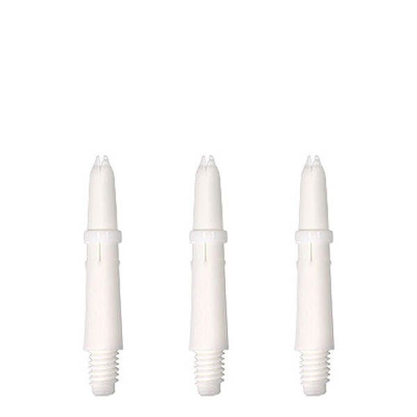 L-style Laro Dart Shafts White 130