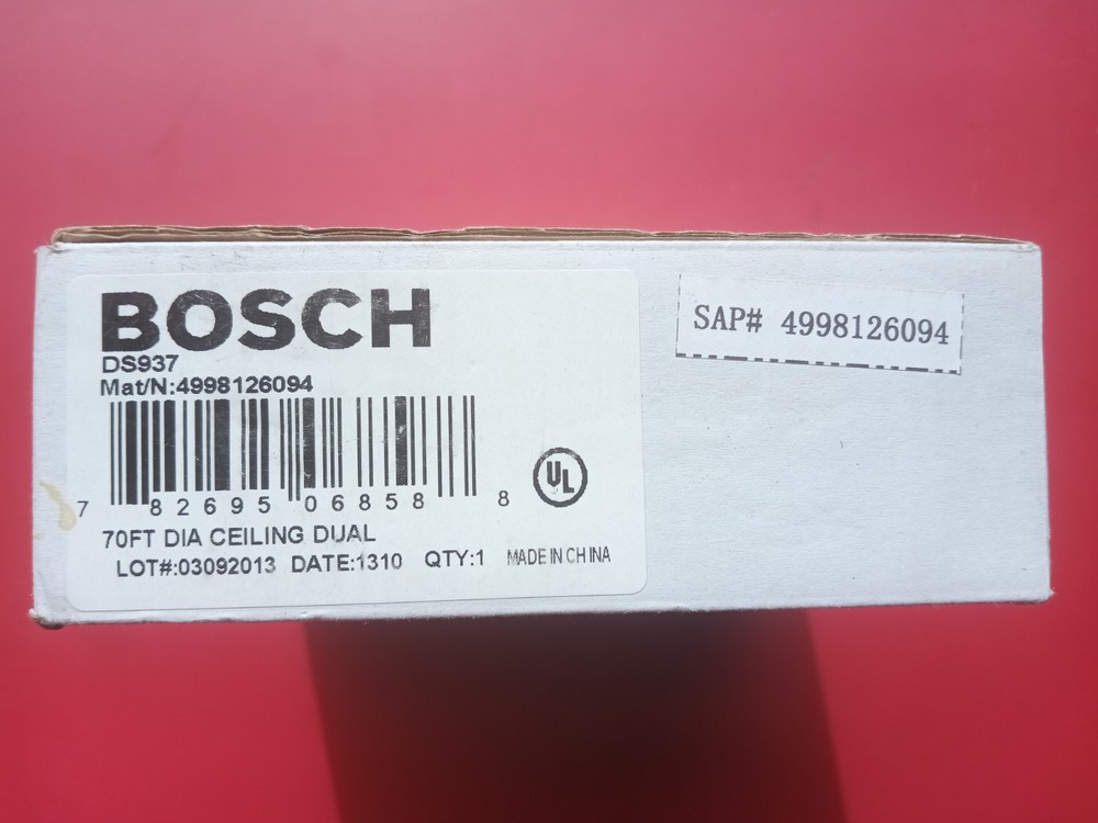 Bosch DS937 Ceiling Mount Motion Detector - White NIOB