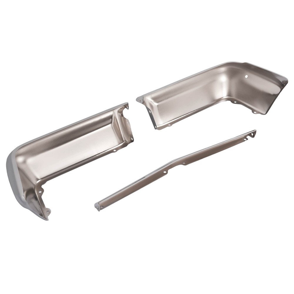 Chrome Front/Rear Bumper Panel Set Replacement For Chevrolet Impala 1962 1963
