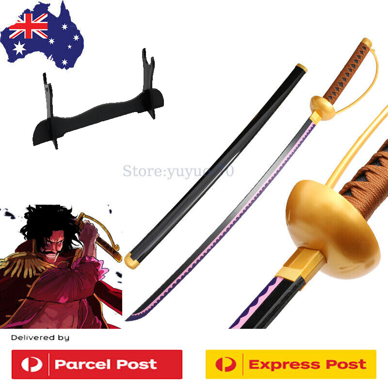 Anime One Piece Gol·D·Roger Sword Ace Cosplay Prop 104cm Wooden Solid Form