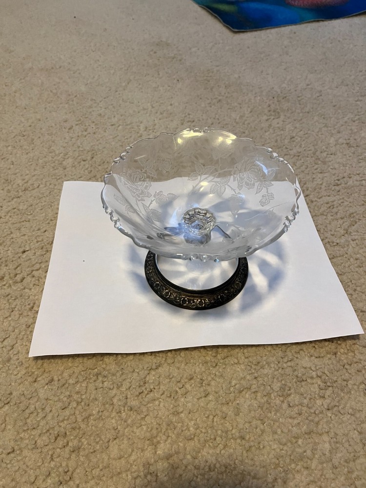 VIMTAGE BOARDMAN CANDY DISH STERLING PEDESTAL