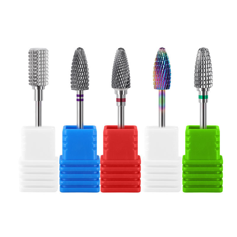 Ceramic Carbide Nail Art Electric Rotary File Drill Bits Head Manicure US❥
