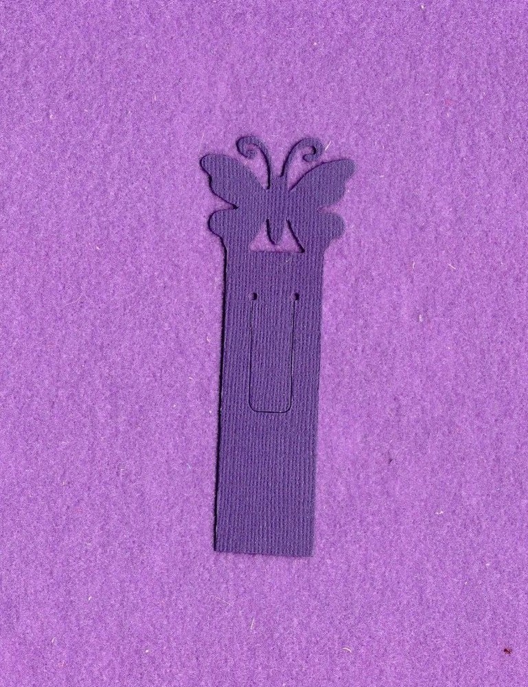 BUTTERFLY BOOKMARK die cuts scrapbook cards