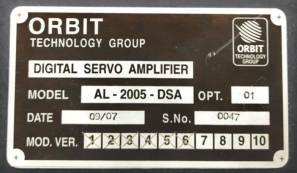 Orbit Technology Group AL-2005-DSA-01 Digital Servo Amplifier