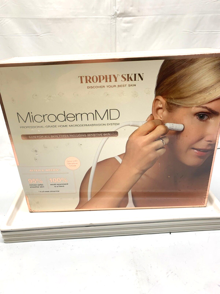 Trophy Skin Microderm MD Professional Grade Home Microdermabrasion System-BLUSH