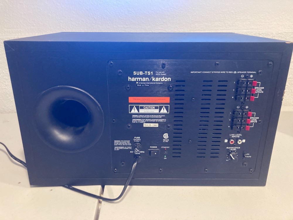 Harmon/Kardon Sub TS1 Black Audio Home Theater