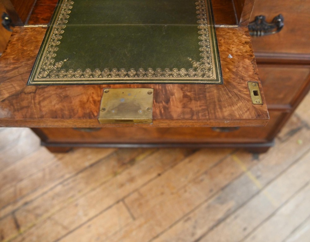 Victorian Secretaire Chest Desk Walnut 1840
