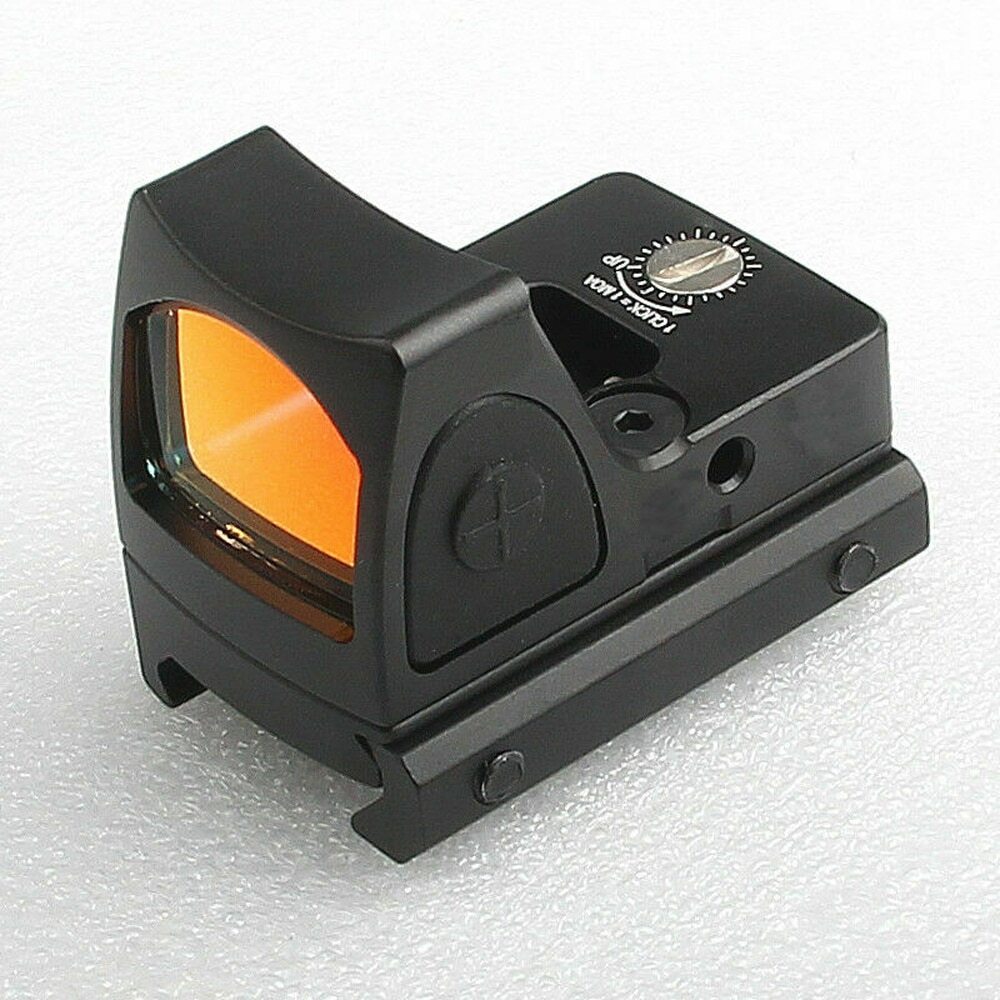 Red Dot Sight Collimator Glok /Rifle Reflex Sight Scope Fit 20mm Rail Mini RMR