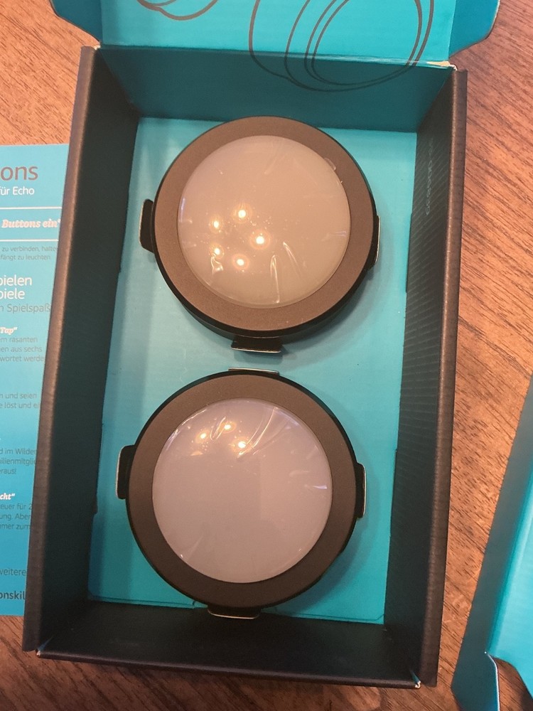 Amazon Echo buttons. used for 'Alexa' gaming. Wireless,Bluetooth. unused set '2'