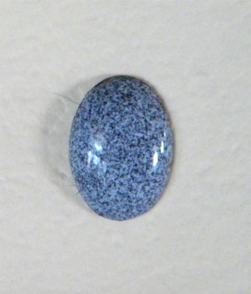 Bb Spatter ENAMEL Antique BUTTON Oval small