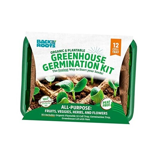 12-Cell Greenhouse Germination Kit | Seed Starting 12-Cell Germination Kit