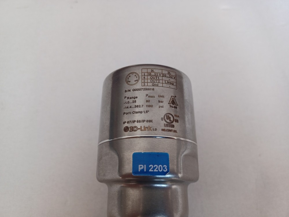 IFM electronic pressure sensor PI2203 new without original packaging