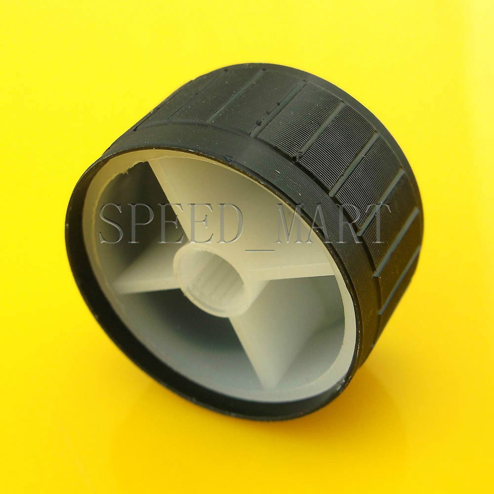 Black Knob 30*17mm Cap Rotary Switch CD Player Volume Pointer Hole 6mm