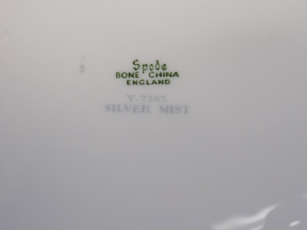 Spode, Silver Mist, 5 pc. Place Setting, England, EUC