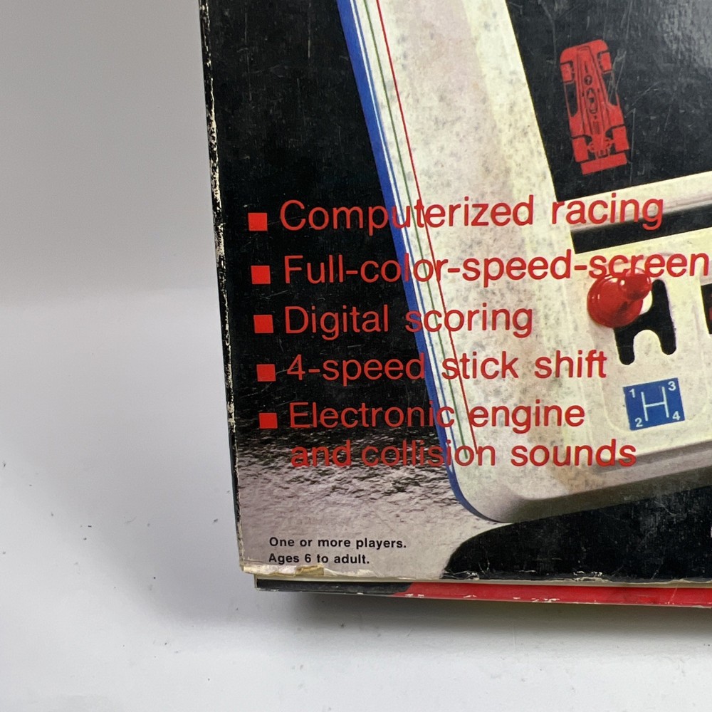 Newport 500 Computerized Grand Prix Racing Game W/box Untested