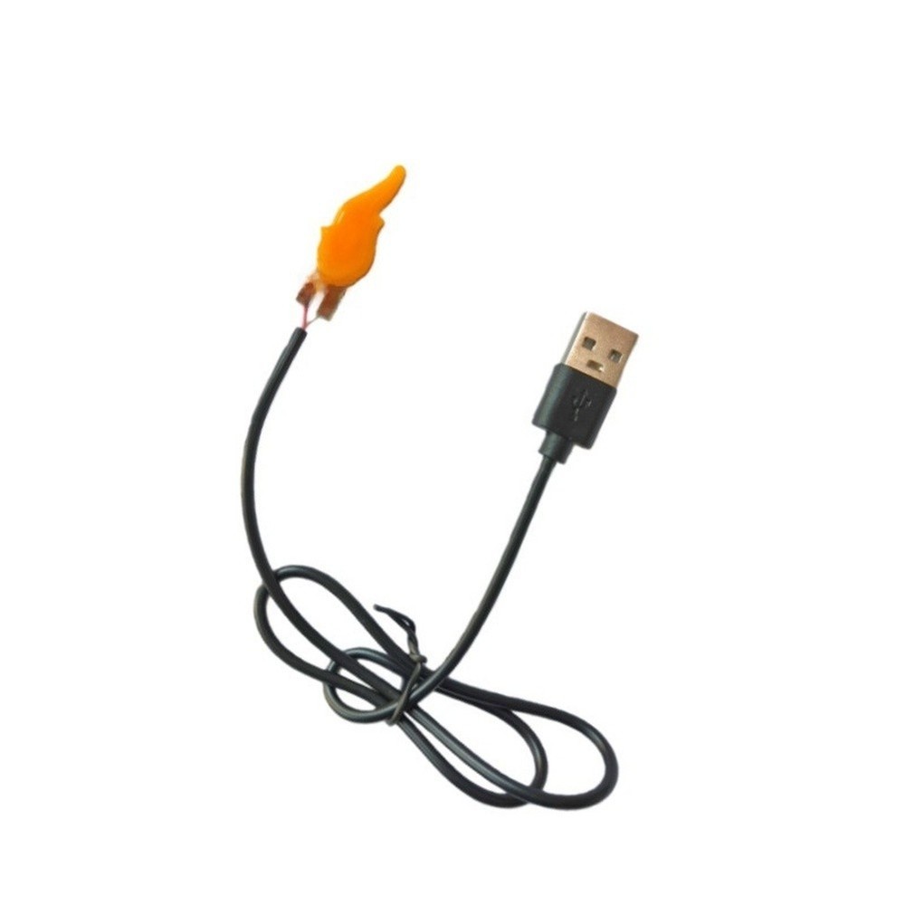 USB Flame LED Module USB 5V Powered Flame Simulation Effect Realistic Flickering