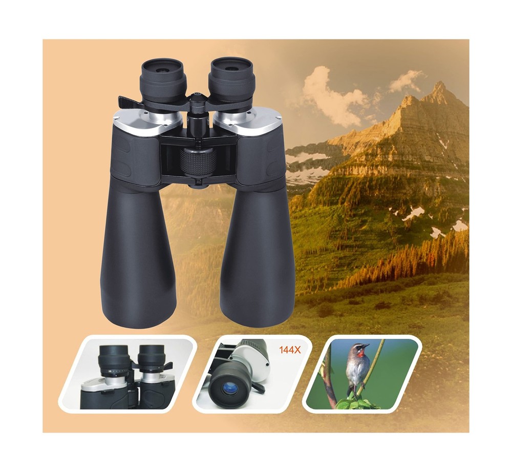 BetaOptics 144X Military Zoom Binoculars , black