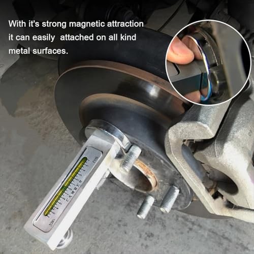 Adjustable Magnetic Gauge Tool, Camber Castor Strut Wheel Alignment White