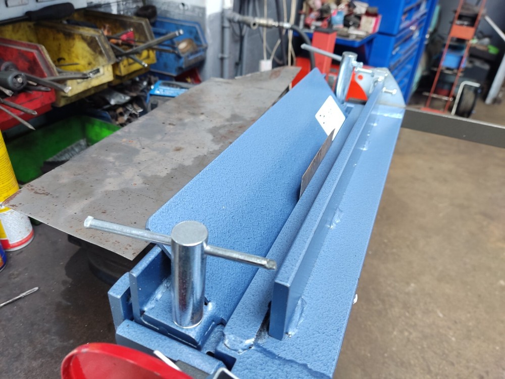 New sheet metal folder 400mm / 3mm + angular scale + angle limiter. Video, Free