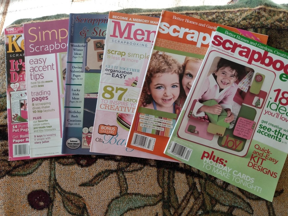 Scrapbook, etc., Memory Makers, so.pke Scrapbooks, Keepsakes  Magazines