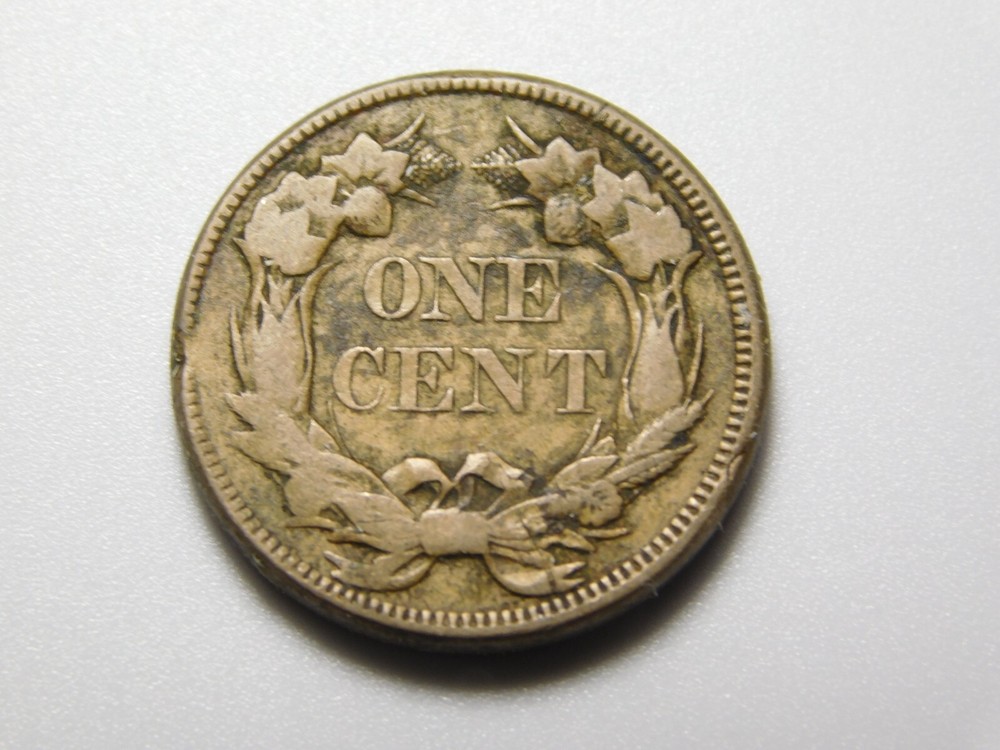 VINTAGE US COINS 1857 FLYING EAGLE CENT COIN