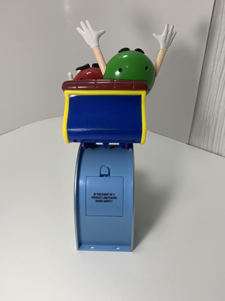 Mars M&M's Wild Thing Roller Coaster Candy Dispenser Red & Green M&M’s
