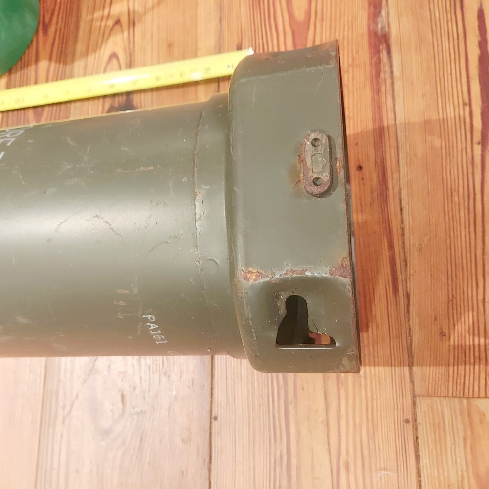 Cylindrical Ammunition Container Empty Military Surplus
