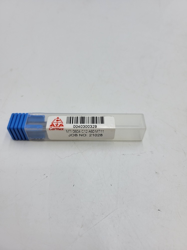 Carmex MTI0604C12A60MT11 Solid Carbide Mini Thread Mill 2" 60 Degree Partial