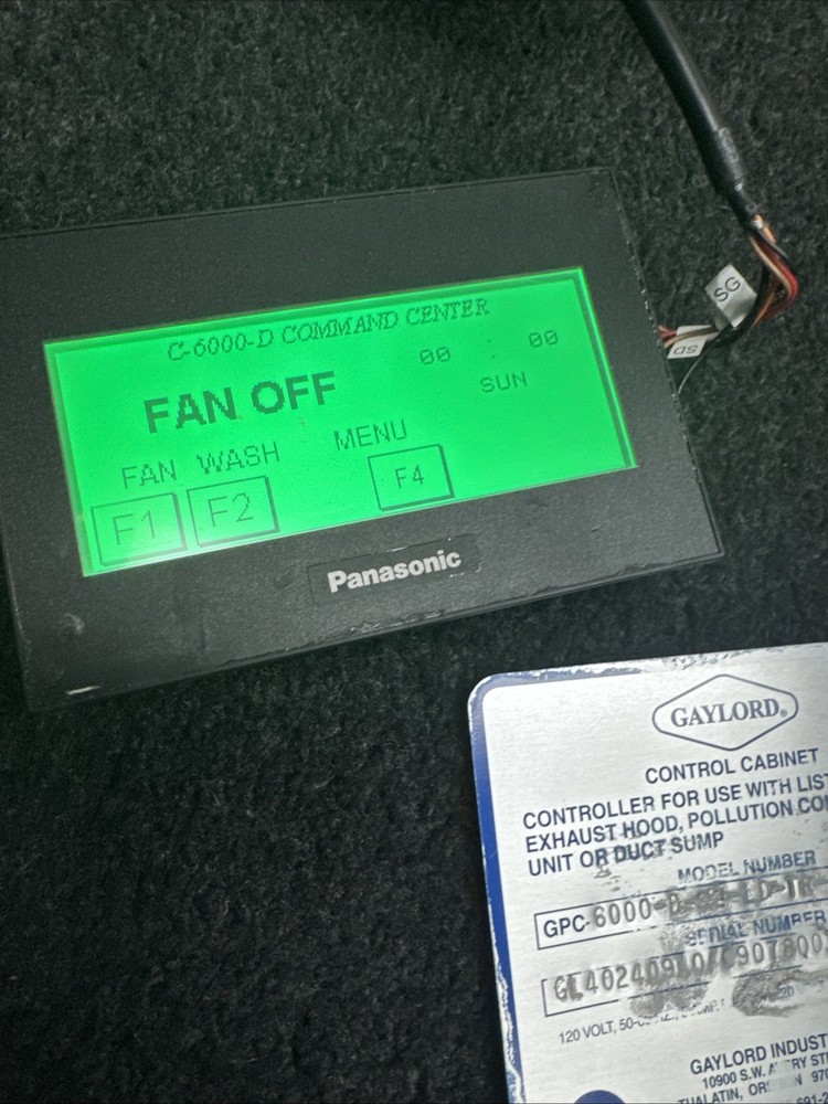 Gaylord 30856 Sequential Control C-6000-D GPC-6000-D-LD TR With Oper. Interface