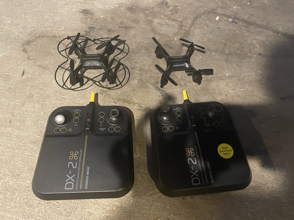 Sharper Image DX-2 Stunt Drone Controller Batteries Not Included Untested LOT 2