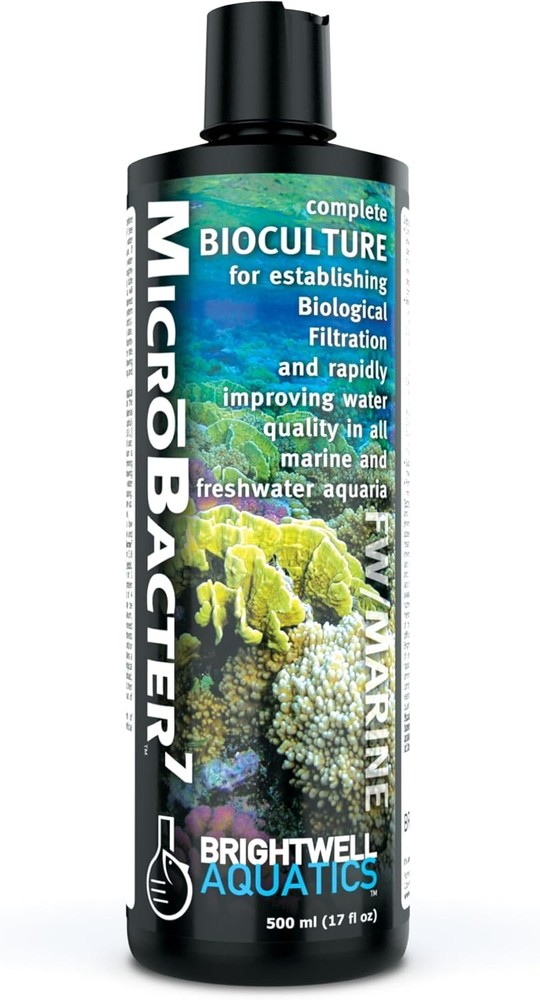 MicroBacter7 Complete Bioculture Fish Tank/Aquarium Populates Biological Filter